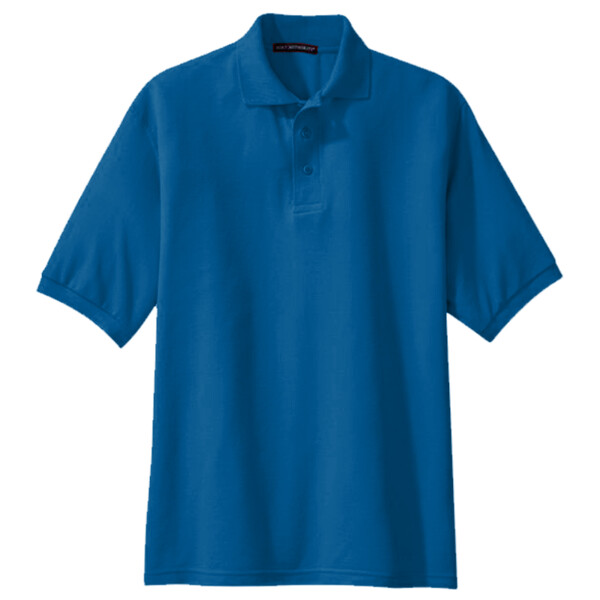 Custom No Minimum Port Authority Silk Touch Polo K500 Front View