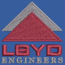 LBYD Embroidered  - Trace Heather Polo Design