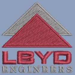 LBYD Embroidered  - Windowpane Plaid Non Iron Shirt Design