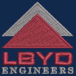 LBYD Embroidered  - Dri FIT Fabric Mix 1/2 Zip Cover Up Design