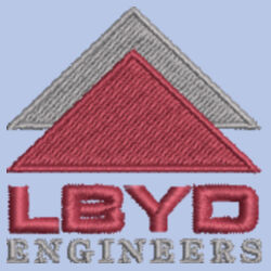 LBYD Embroidered  - Ladies Short Sleeve SuperPro &#153; Oxford Shirt Design