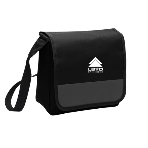 LBYD White Logo - Lunch Cooler Messenger Thumbnail