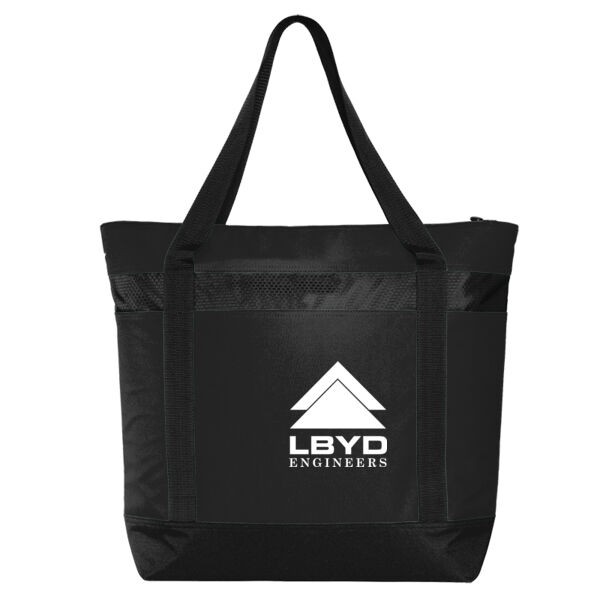LBYD White Logo - Large Tote Cooler Thumbnail