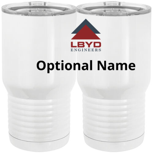 LBYD Personalized - 20 oz. Tall Stainless Steel Vacuum Insulated Tumbler White Thumbnail