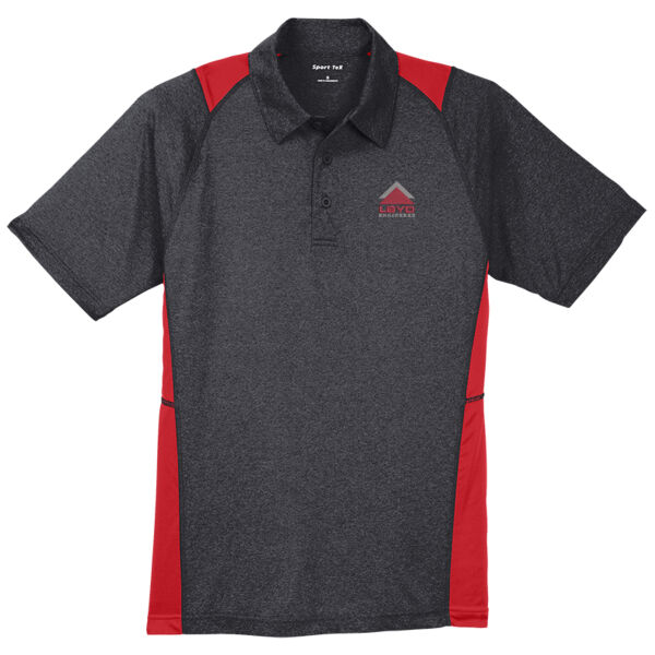 LBYD Embroidered  - Heather Colorblock Contender ™ Polo Thumbnail