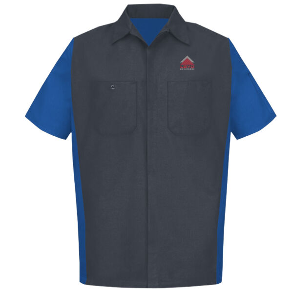 LBYD Embroidered  - Short Sleeve Ripstop Crew Shirt Thumbnail