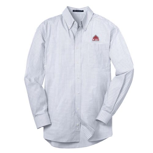 LBYD Embroidered  - Plaid Pattern Easy Care Shirt Thumbnail