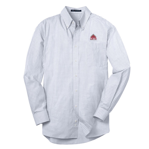 LBYD Embroidered  - Plaid Pattern Easy Care Shirt Thumbnail