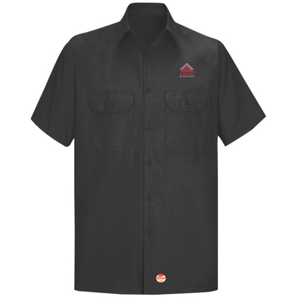 LBYD Embroidered  - Short Sleeve Solid Ripstop Shirt Thumbnail