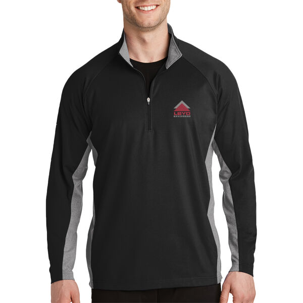 LBYD Embroidered  - Sport Wick ® Stretch Contrast 1/2 Zip Pullover Thumbnail