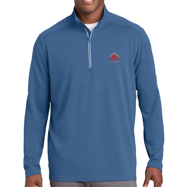 LBYD Embroidered  - Sport Wick &#174; Textured 1/4 Zip Pullover Thumbnail
