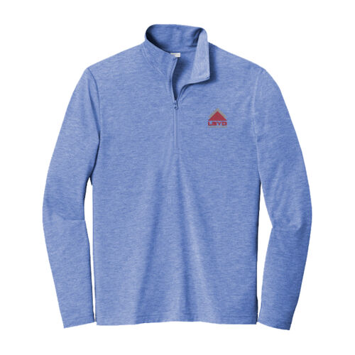 LBYD Embroidered  - PosiCharge &#174; Tri Blend Wicking 1/4 Zip Pullover Thumbnail