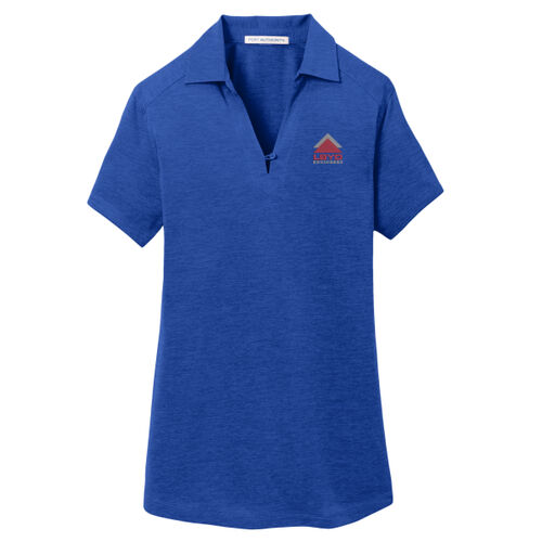 LBYD Embroidered  - Ladies Digi Heather Performance Polo Thumbnail