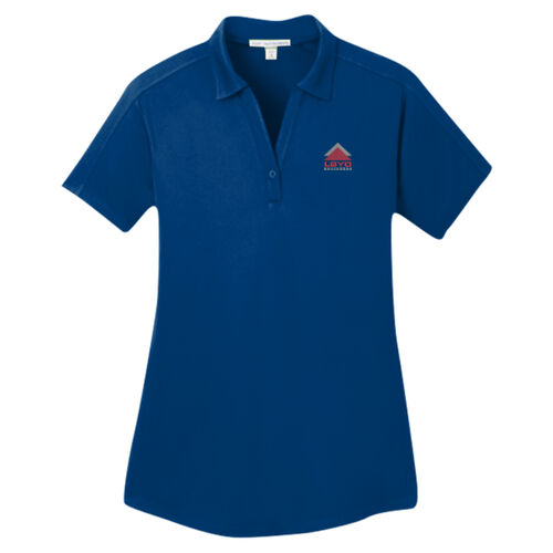 LBYD Embroidered  - Ladies Diamond Jacquard Polo Thumbnail