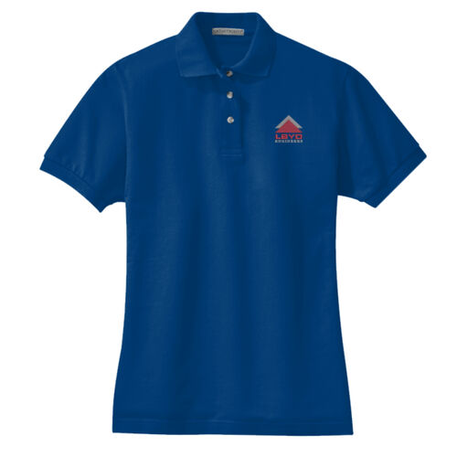 LBYD Embroidered  - Ladies Heavyweight Cotton Pique Polo Thumbnail
