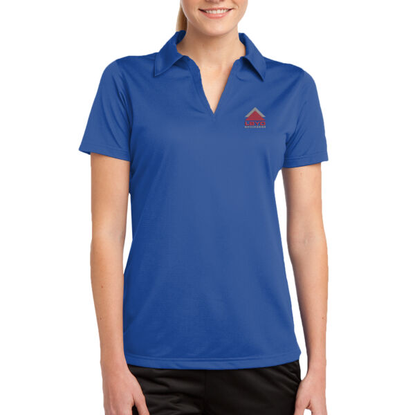 LBYD Embroidered  - Ladies PosiCharge ® Active Textured Polo Thumbnail