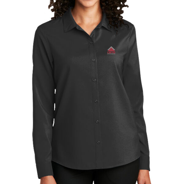 LBYD Embroidered  - &#174; Ladies Long Sleeve Performance Staff Shirt Thumbnail