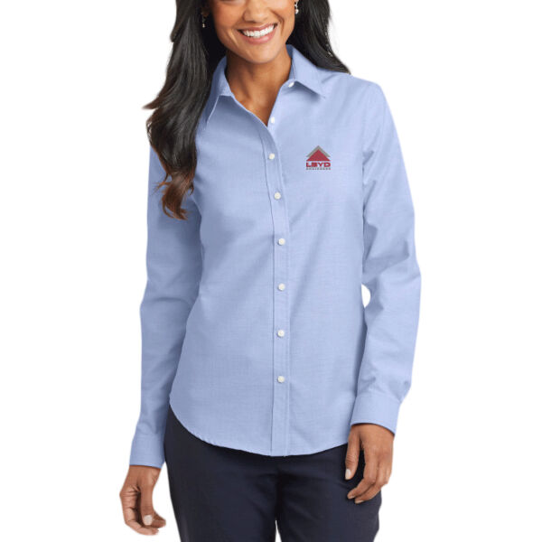 LBYD Embroidered  - Ladies SuperPro &#153; Oxford Shirt Thumbnail