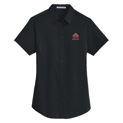 LBYD Embroidered  - Ladies Short Sleeve SuperPro &#153; Twill Shirt Thumbnail