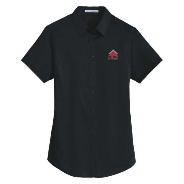 LBYD Embroidered  - Ladies Short Sleeve SuperPro &#153; Twill Shirt Thumbnail