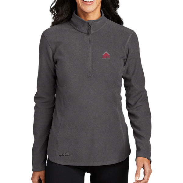 LBYD Embroidered  - Ladies 1/2 Zip Microfleece Jacket Thumbnail