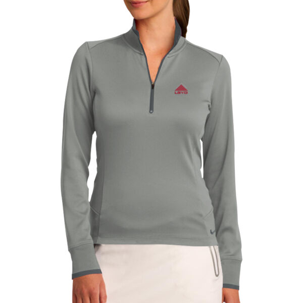 LBYD Embroidered  - Ladies Dri FIT 1/2 Zip Cover Up Thumbnail