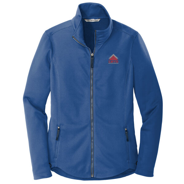 LBYD Embroidered  - ® Ladies Collective Smooth Fleece Jacket Thumbnail