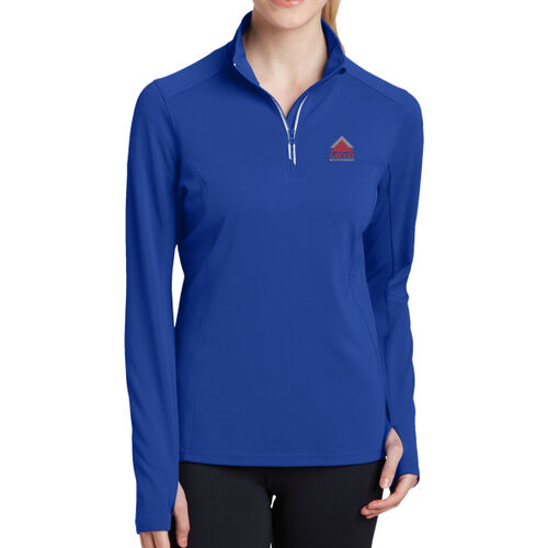 LBYD Embroidered  - Ladies Sport Wick ® Textured 1/4 Zip Pullover Thumbnail