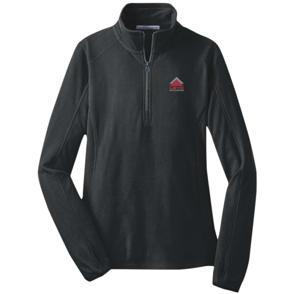LBYD Embroidered  - Ladies Microfleece 1/2 Zip Pullover (limited stock) Thumbnail