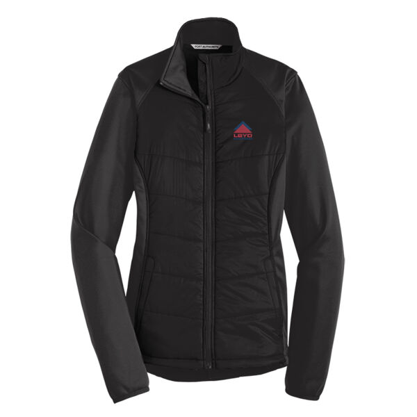 LBYD Embroidered  - Ladies Hybrid Soft Shell Jacket Thumbnail