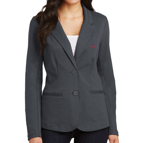 LBYD Embroidered  - Ladies Knit Blazer Thumbnail