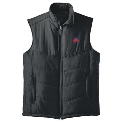 LBYD Embroidered  - Ladies Puffy Vest Thumbnail