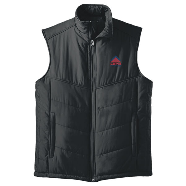 LBYD Embroidered  - Ladies Puffy Vest Thumbnail