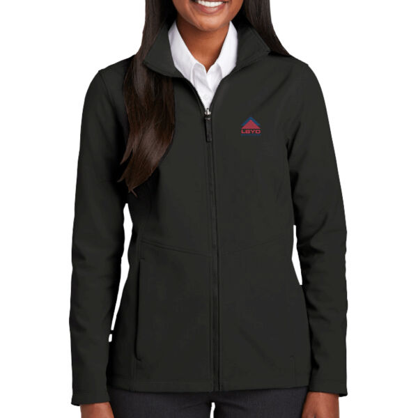 LBYD Embroidered  - ® Ladies Collective Soft Shell Jacket Thumbnail