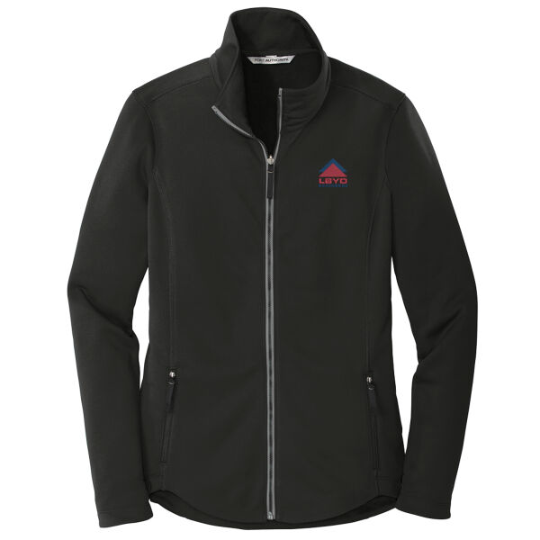 LBYD Embroidered  - ® Ladies Collective Smooth Fleece Jacket Thumbnail