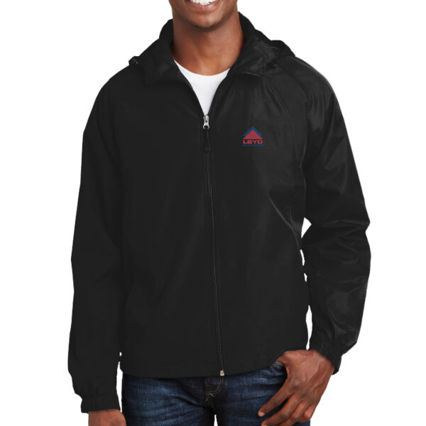 LBYD Embroidered  - Hooded Raglan Jacket Thumbnail