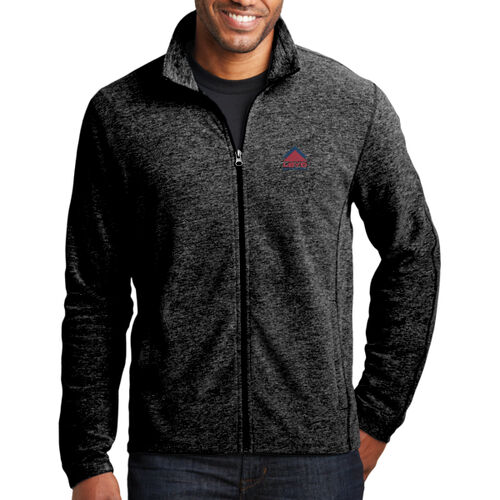 LBYD Embroidered  - Heather Microfleece Full Zip Jacket Thumbnail
