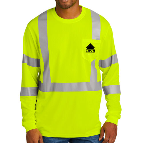 LBYD Printed  - ® Ansi 107 Class 3 Mesh Long Sleeve Tee Thumbnail