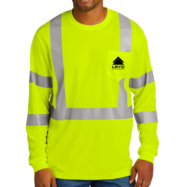 LBYD Printed  - ® Ansi 107 Class 3 Mesh Long Sleeve Tee Thumbnail
