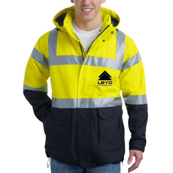 LBYD Printed  - Ansi 107 Class 3 Safety Heavyweight Parka Thumbnail