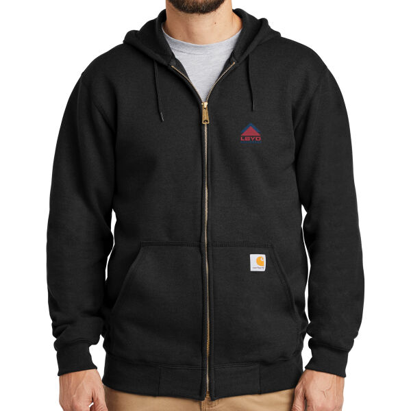 LBYD Embroidered  - &#174; Midweight Hooded Zip Front Sweatshirt Thumbnail