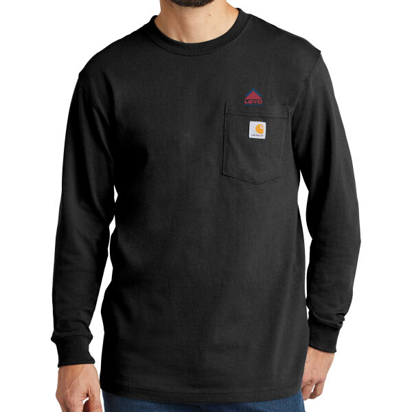LBYD Embroidered  - &#174; Workwear Pocket Long Sleeve T Shirt Thumbnail