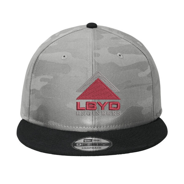 LBYD Embroidered  - Camo Flat Bill Snapback Cap Thumbnail