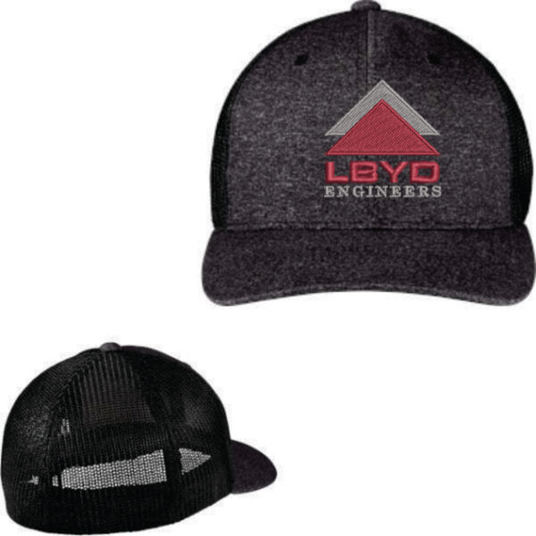 LBYD Embroidered  - Flexfit ® Melange Mesh Back Trucker Cap Thumbnail