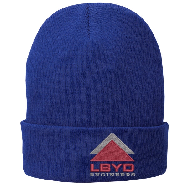 LBYD Embroidered  - Fleece Lined Knit Cap Thumbnail