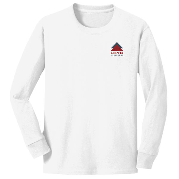 LBYD BR Logo - Youth Long Sleeve Core Cotton Tee Thumbnail