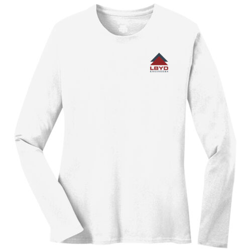LBYD BR Logo - Ladies Long Sleeve Core Cotton Tee Thumbnail