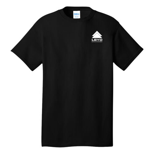 LBYD White Printed   - Tall Core Cotton Tee Thumbnail