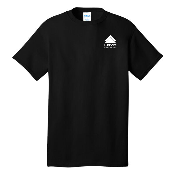 LBYD White Printed   - Tall Core Cotton Tee Thumbnail