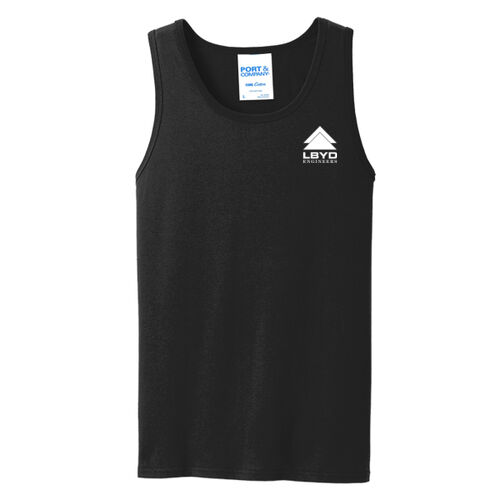 LBYD White Printed   - Core Cotton Tank Top Thumbnail